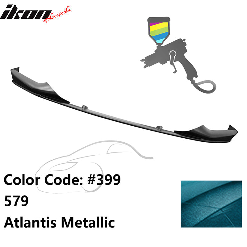 2017-2020 BMW 5 Series G30 M Sport Painted Front Bumper Lip Spoiler PP