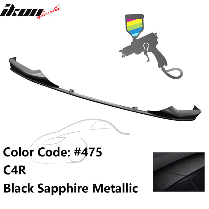 2017-2020 BMW 5 Series G30 M Sport Painted Front Bumper Lip Spoiler PP