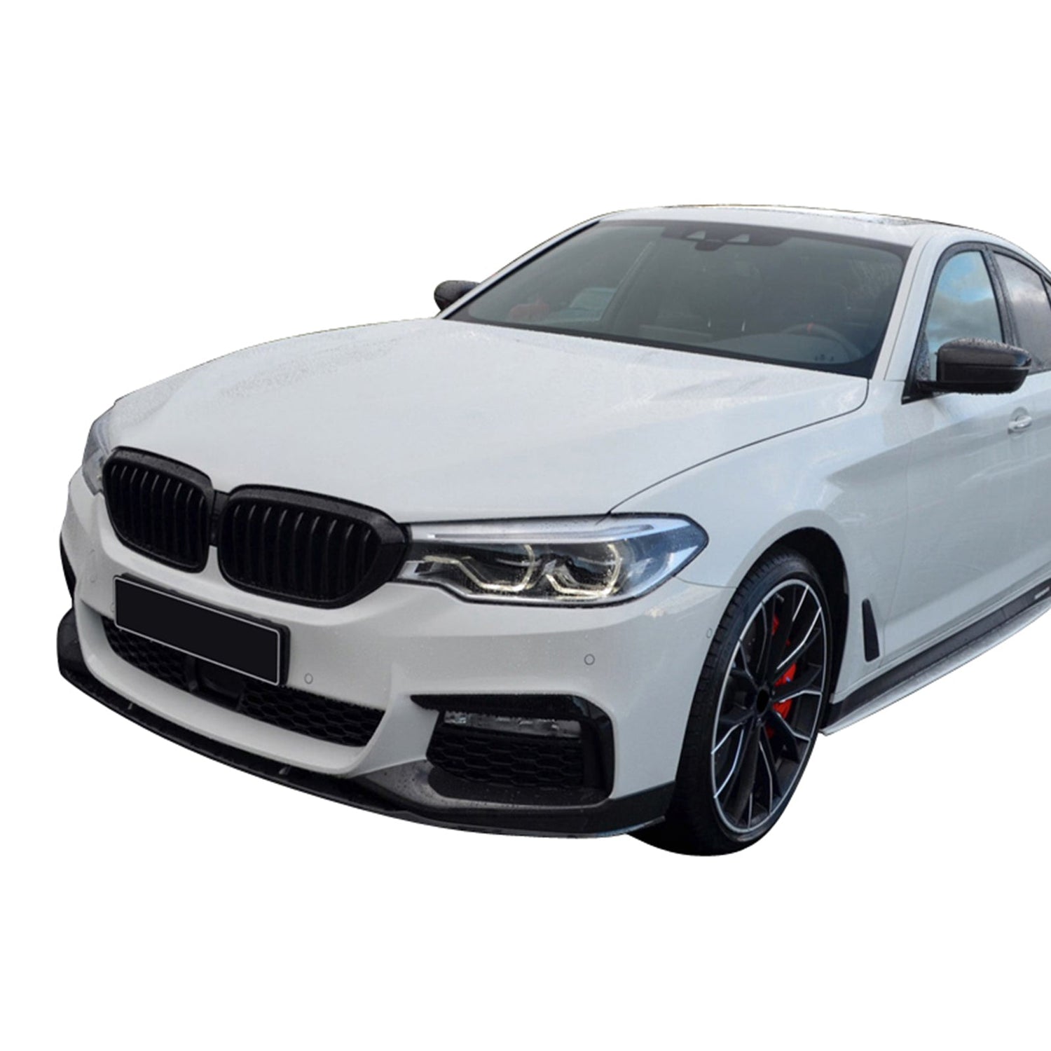 2017-2020 BMW 5 Series G30 M Sport Painted Front Bumper Lip Spoiler PP