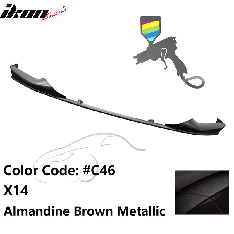 2017-2020 BMW 5 Series G30 M Sport Painted Front Bumper Lip Spoiler PP