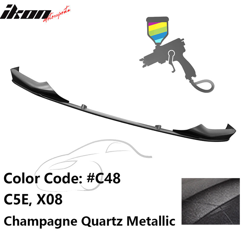 2017-2020 BMW 5 Series G30 M Sport Painted Front Bumper Lip Spoiler PP
