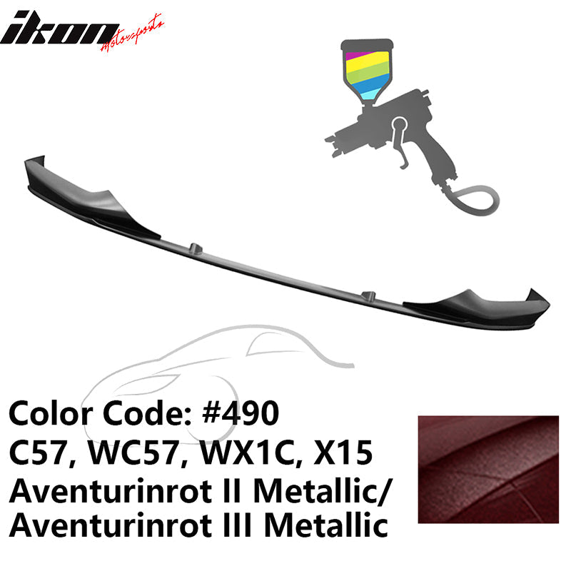 2017-2020 BMW 5 Series G30 M Sport Painted Front Bumper Lip Spoiler PP