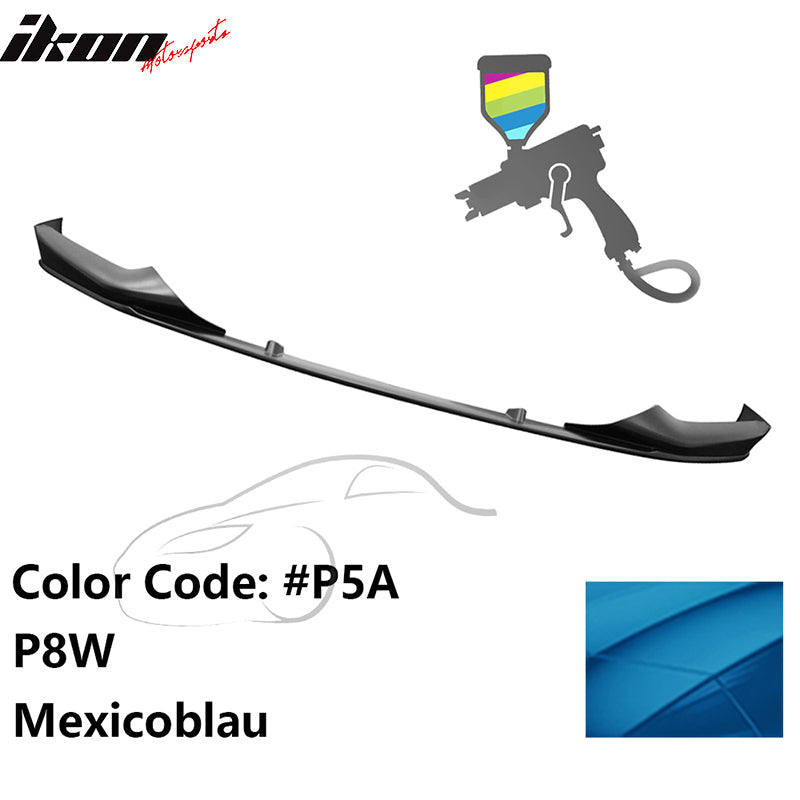 2017-2020 BMW 5 Series G30 M Sport Painted Front Bumper Lip Spoiler PP