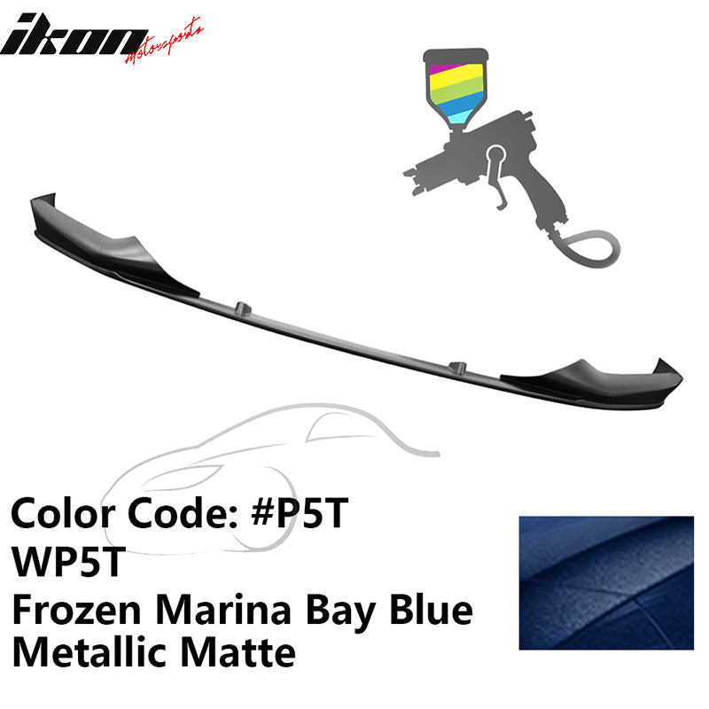 2017-2020 BMW 5 Series G30 M Sport Painted Front Bumper Lip Spoiler PP