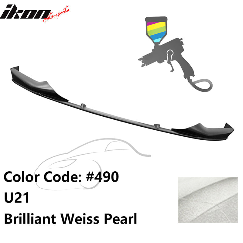 2017-2020 BMW 5 Series G30 M Sport Painted Front Bumper Lip Spoiler PP