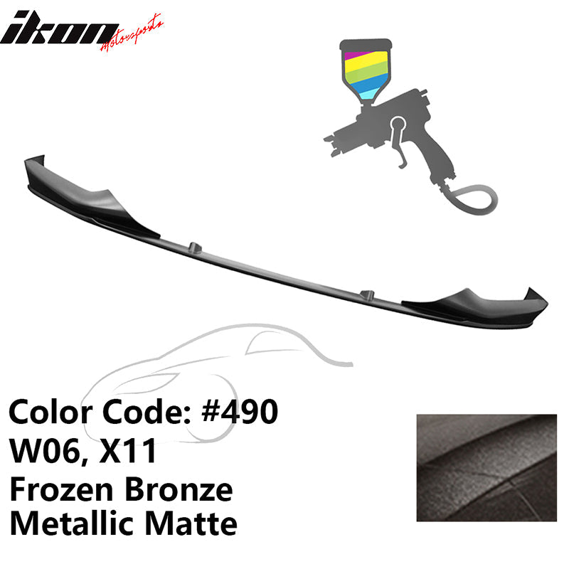 2017-2020 BMW 5 Series G30 M Sport Painted Front Bumper Lip Spoiler PP