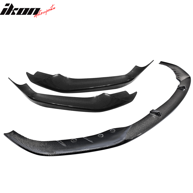 2017-2020 BMW G30 M-Tech M Sport MP Style Front Bumper Lip 3PCS CF