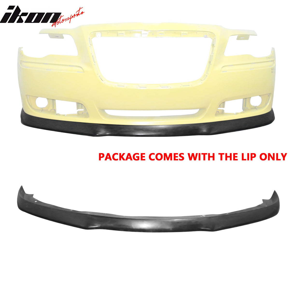 2011-2014 Chrysler 300 IK Style Front Bumper Lip Lower Spoiler - PU