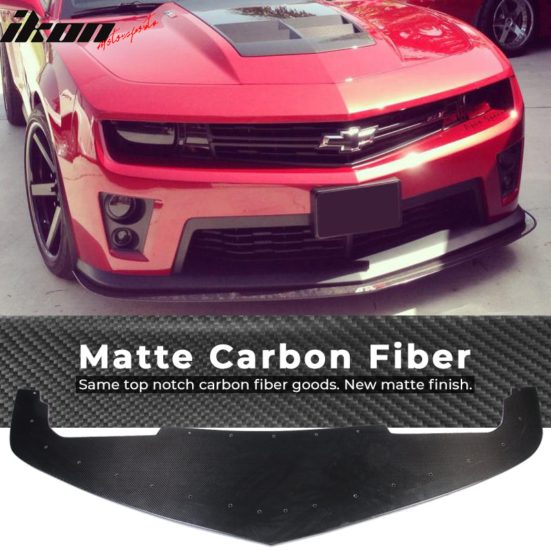 2010-2015 Chevy Camaro ZL1 DS Style Front Bumper Lip Carbon Fiber CF