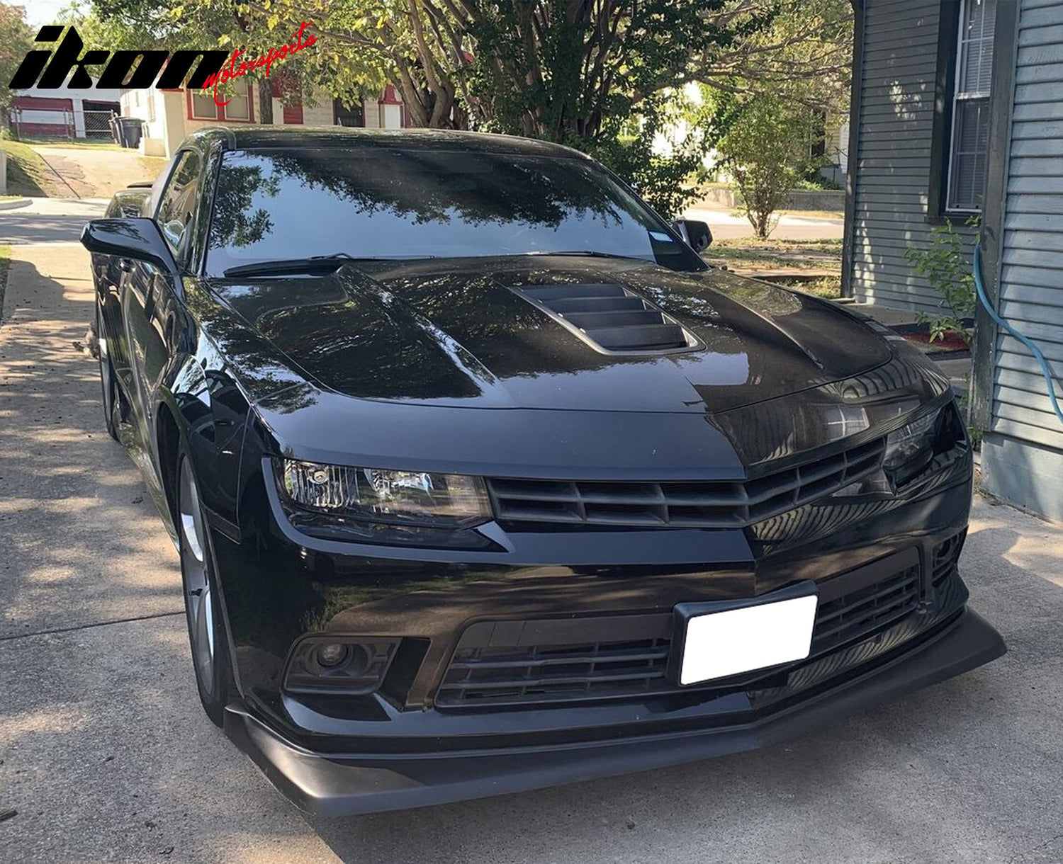 2014-2015 Chevy Camaro Z28 Style Matte Black PP Front Bumper Lip