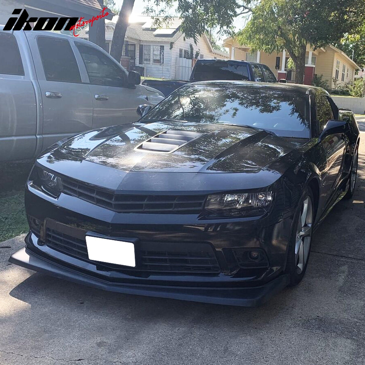 2014-2015 Chevy Camaro Z28 Style Matte Black PP Front Bumper Lip