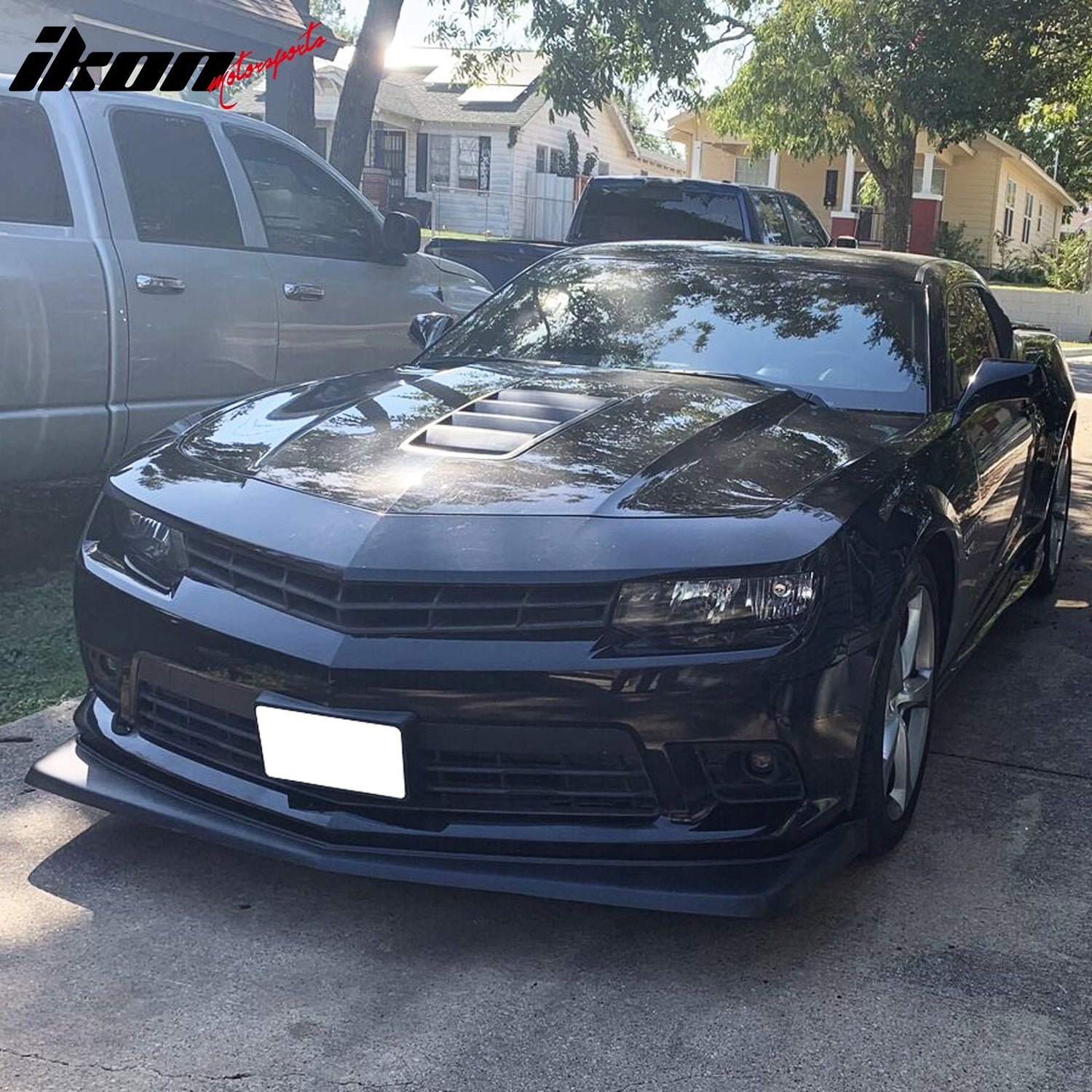 2014-2015 Chevy Camaro Z28 Style Matte Black PP Front Bumper Lip