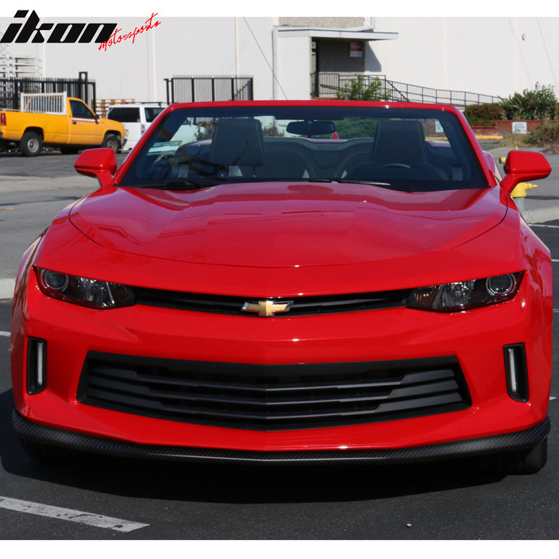 2016-2018 Chevrolet Camaro LT OE Style Carbon Fiber Front Bumper Lip