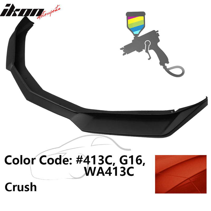 2016-2018 Chevy Camaro ZL1 Style Front Bumper Lip Chin Spoiler PP