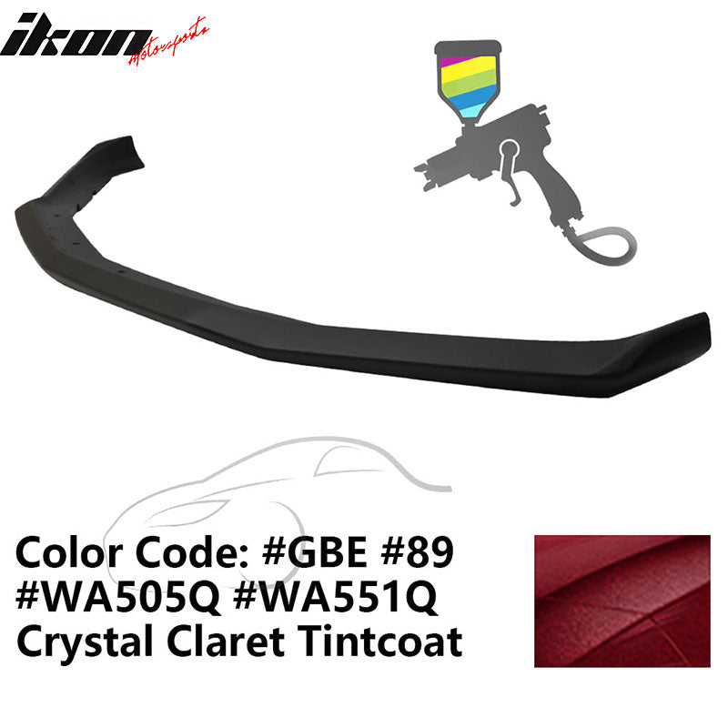 2016-2024 Chevy Camaro SS V8 OE Style Painted Front Bumper Lip