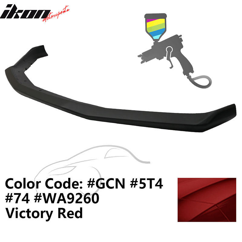 2016-2024 Chevy Camaro SS V8 OE Style Painted Front Bumper Lip