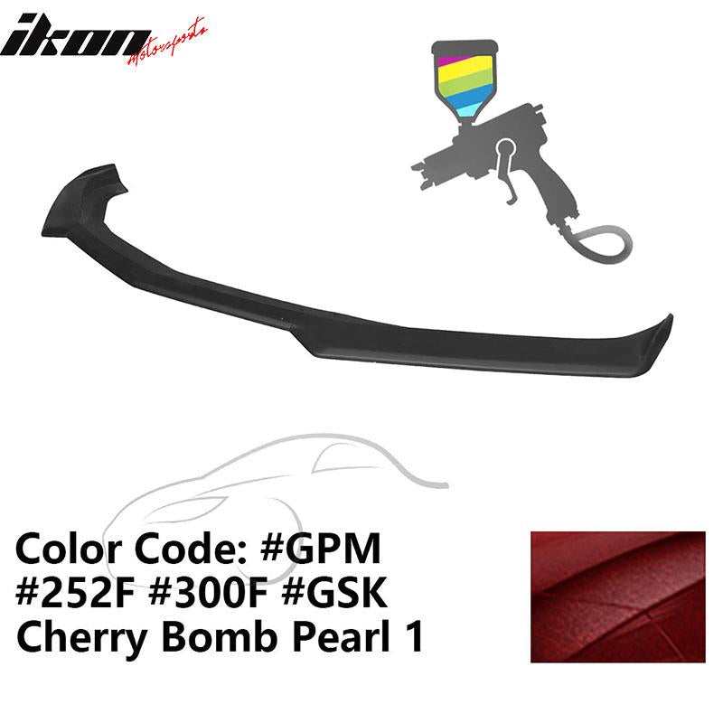 2016-2024 Chevy Camaro Front Lip Spoiler 1LE Style 3PCS ABS