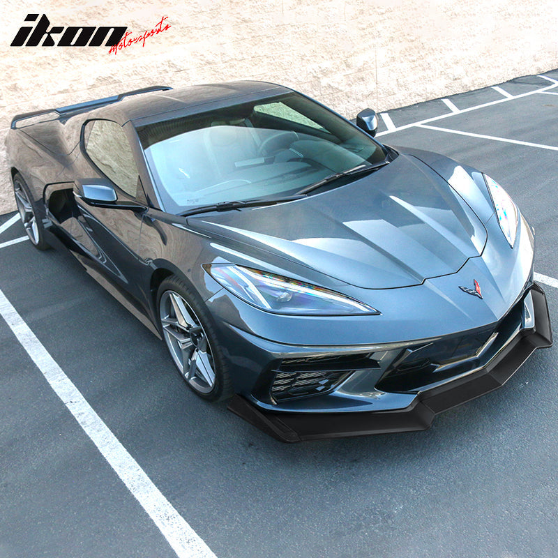 2020-2025 Chevy Corvette C8 5VM Style Front Lip 5PCS ABS