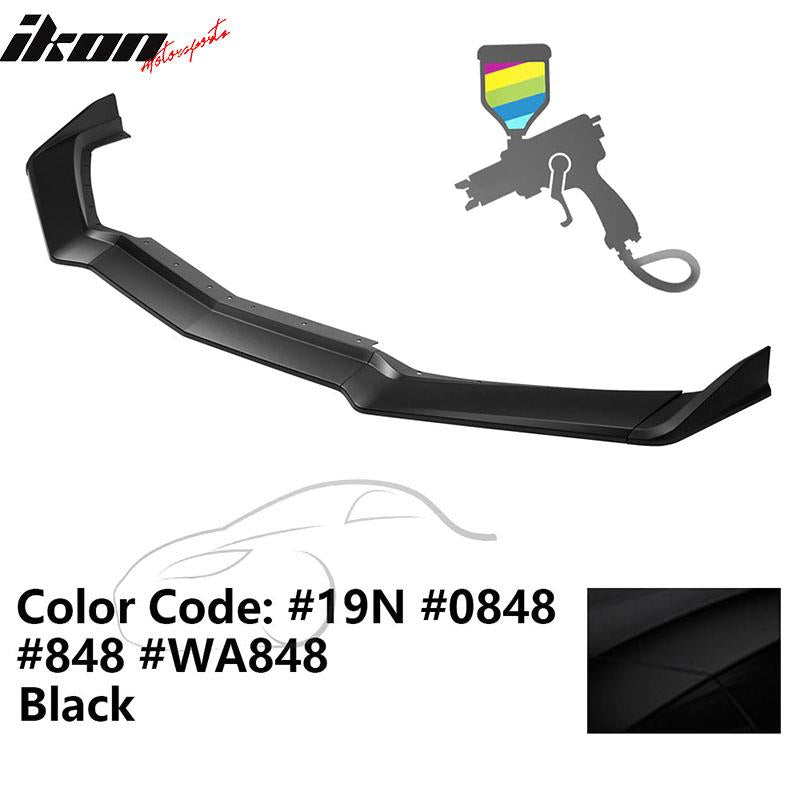 2020-2025 Chevy Corvette C8 IKON Style Front Bumper Lip 5PCS ABS