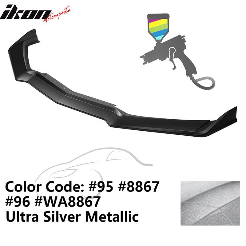 2020-2025 Chevy Corvette C8 IKON Style Front Bumper Lip 5PCS ABS