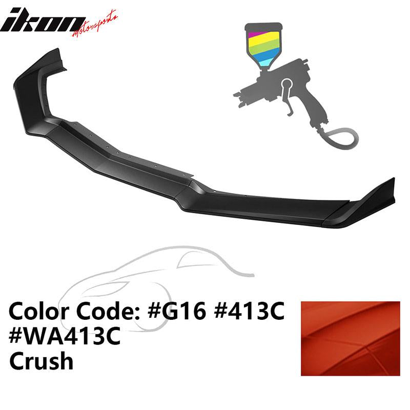 2020-2025 Chevy Corvette C8 IKON Style Front Bumper Lip 5PCS ABS