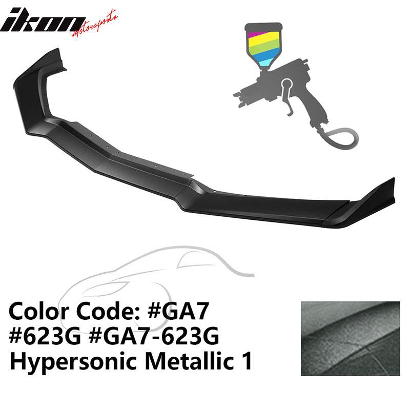 2020-2025 Chevy Corvette C8 IKON Style Front Bumper Lip 5PCS ABS