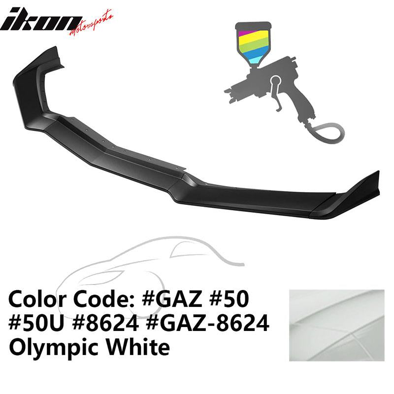 2020-2025 Chevy Corvette C8 IKON Style Front Bumper Lip 5PCS ABS