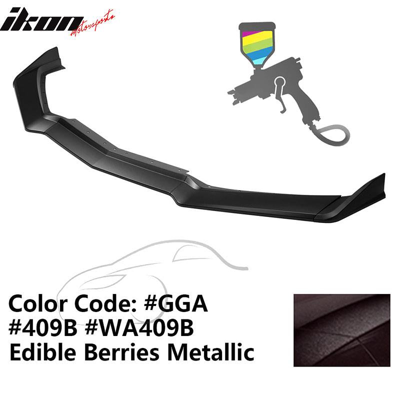 2020-2025 Chevy Corvette C8 IKON Style Front Bumper Lip 5PCS ABS