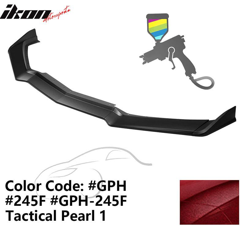 2020-2025 Chevy Corvette C8 IKON Style Front Bumper Lip 5PCS ABS