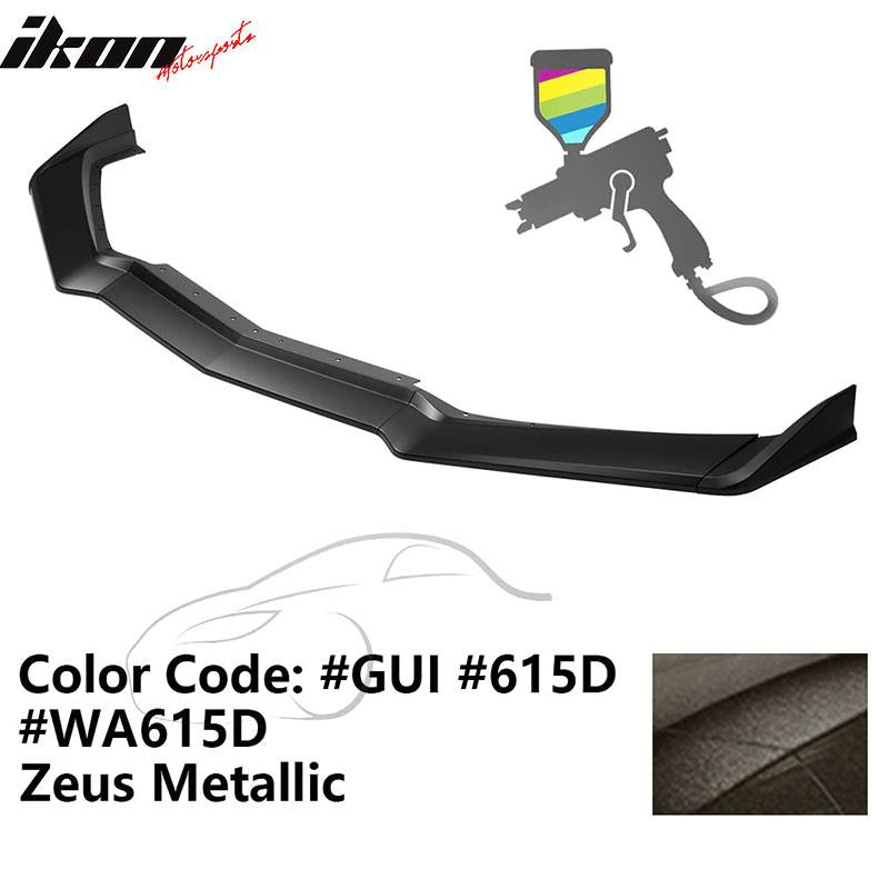 2020-2025 Chevy Corvette C8 IKON Style Front Bumper Lip 5PCS ABS