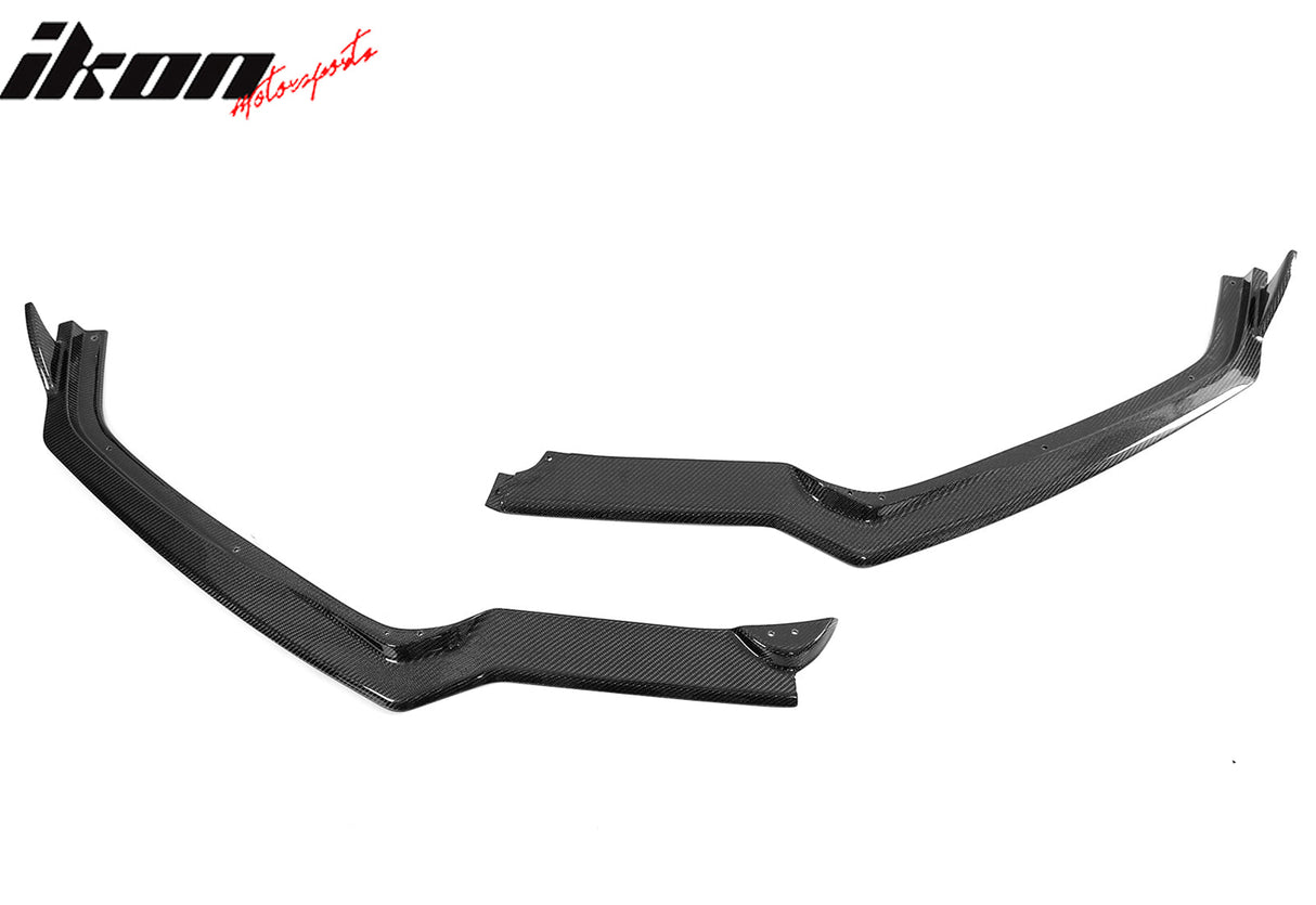 2020-2025 Corvette C8 Stingray/Z51 Front Bumper Lip Carbon Fiber 2PC