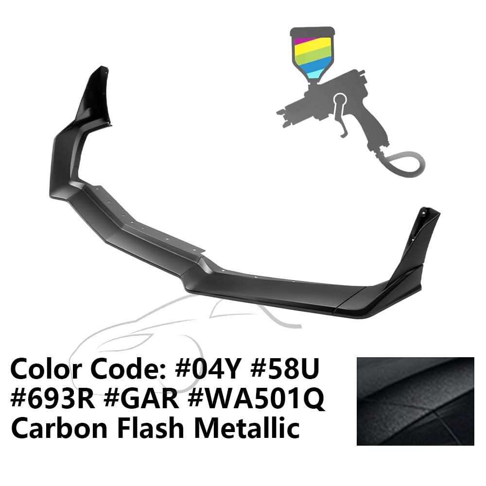 2020-2025 Chevy Corvette C8 ZR1 Style Front Lip Spoiler 7PCS ABS