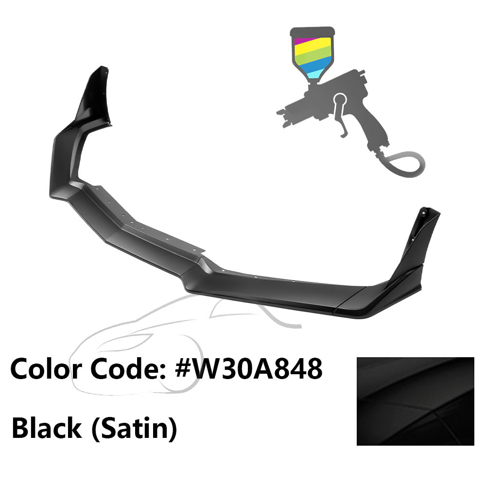 2020-2025 Chevy Corvette C8 ZR1 Style Front Lip Spoiler 7PCS ABS