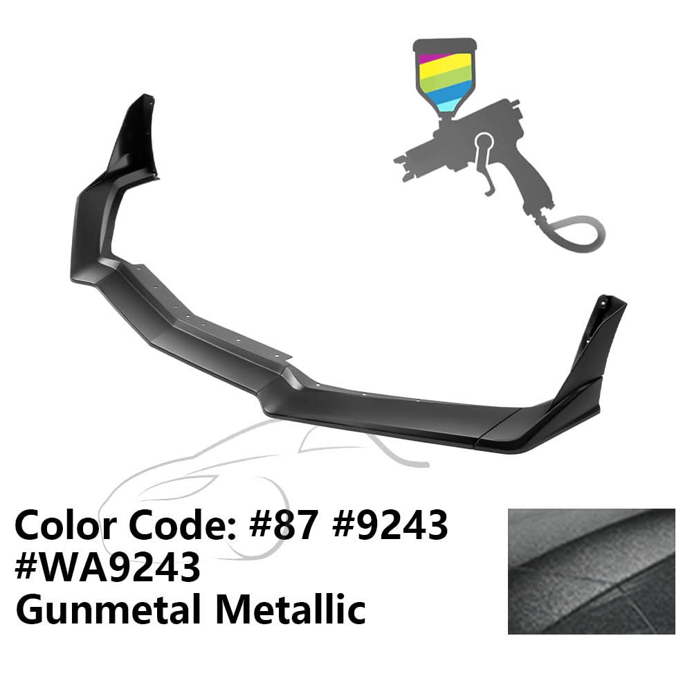 2020-2025 Chevy Corvette C8 ZR1 Style Front Lip Spoiler 7PCS ABS