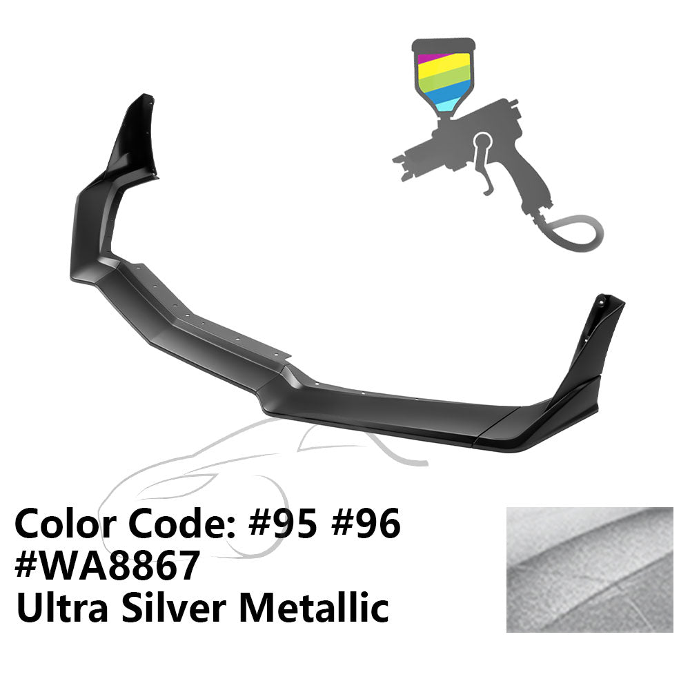 2020-2025 Chevy Corvette C8 ZR1 Style Front Lip Spoiler 7PCS ABS