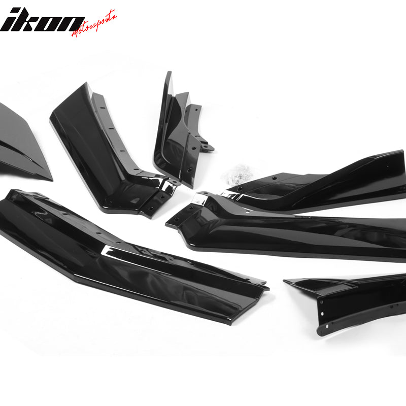 2020-2025 Chevy Corvette C8 ZR1 Style Front Lip Spoiler 7PCS ABS