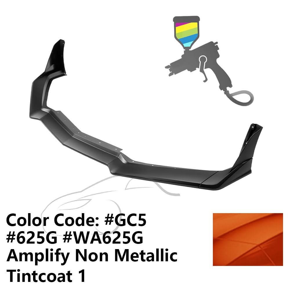 2020-2025 Chevy Corvette C8 ZR1 Style Front Lip Spoiler 7PCS ABS