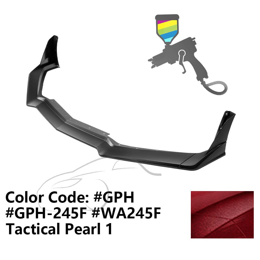 2020-2025 Chevy Corvette C8 ZR1 Style Front Lip Spoiler 7PCS ABS