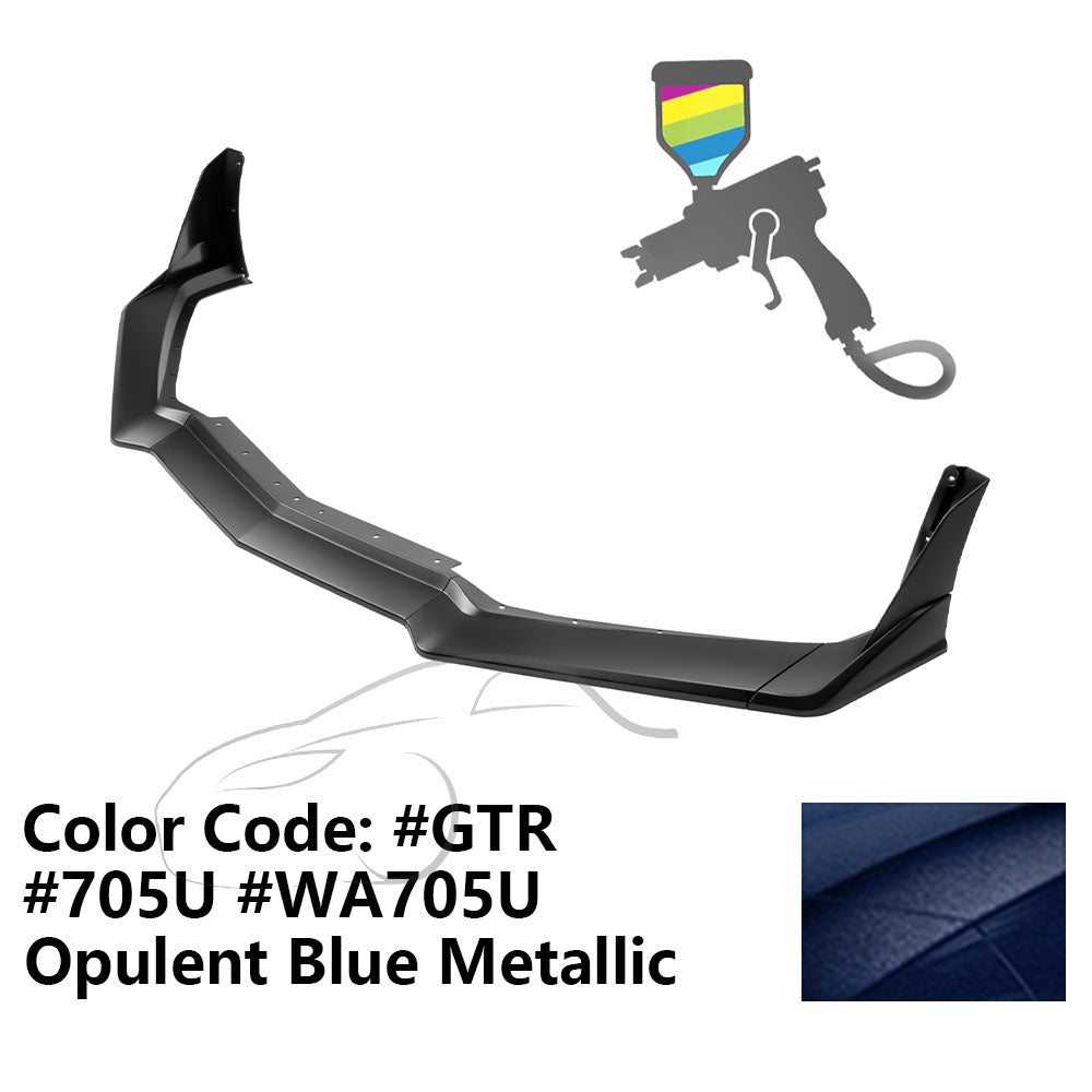 2020-2025 Chevy Corvette C8 ZR1 Style Front Lip Spoiler 7PCS ABS