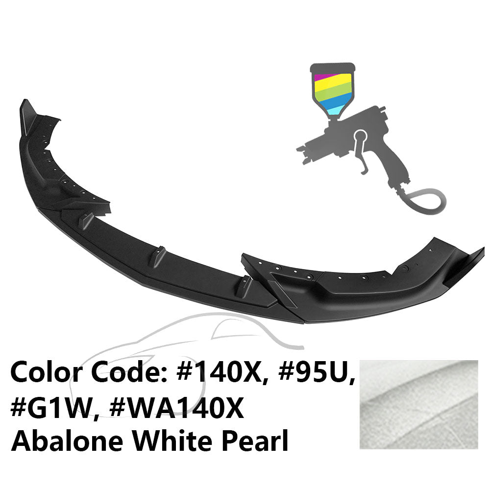 2020-2023 Cadillac CT4 IKON Style Painted Front Bumper Lip PP 3PCS