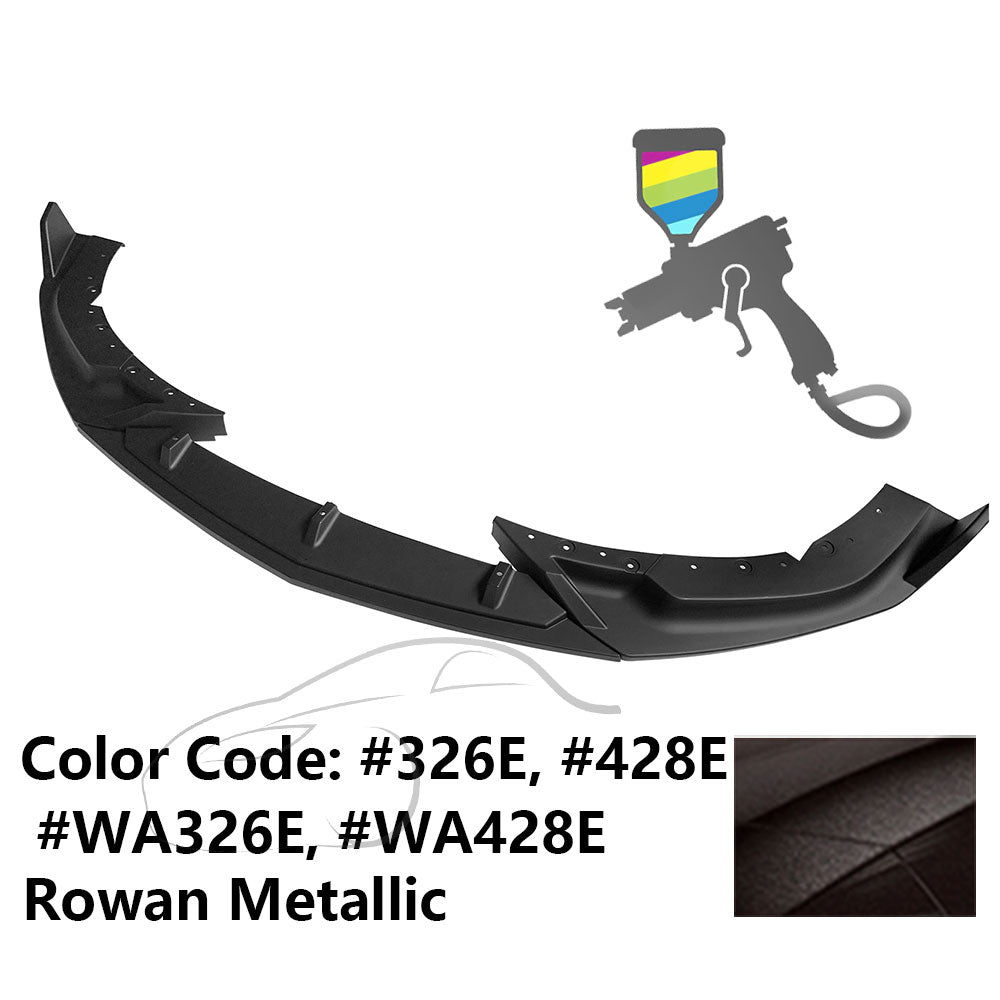 2020-2023 Cadillac CT4 IKON Style Painted Front Bumper Lip PP 3PCS