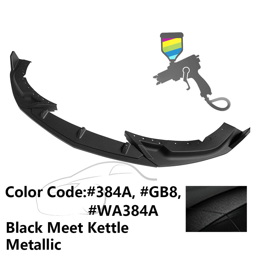 2020-2023 Cadillac CT4 IKON Style Painted Front Bumper Lip PP 3PCS