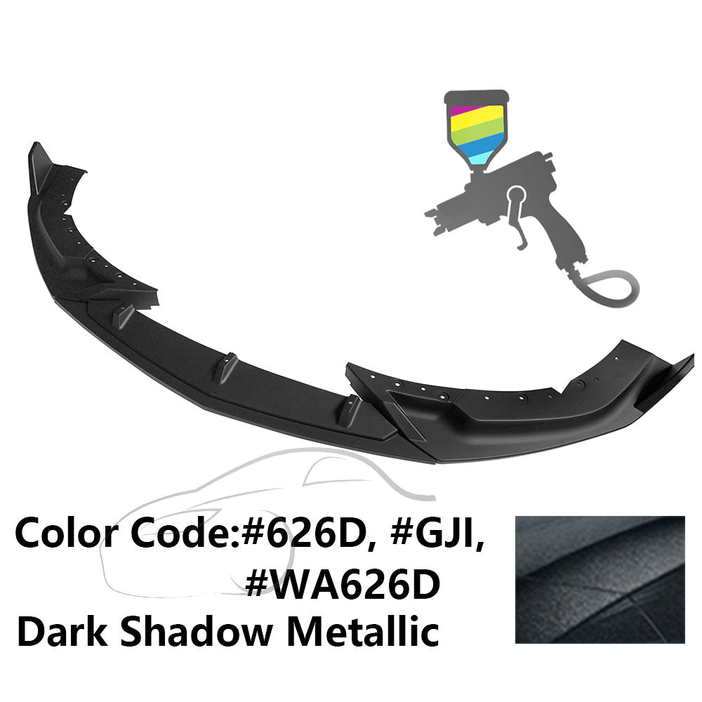 2020-2023 Cadillac CT4 IKON Style Painted Front Bumper Lip PP 3PCS