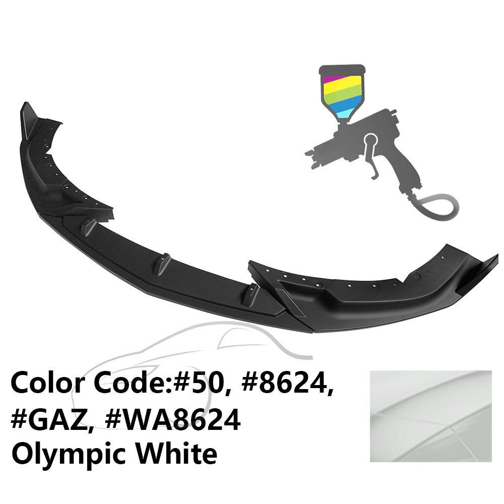 2020-2023 Cadillac CT4 IKON Style Painted Front Bumper Lip PP 3PCS