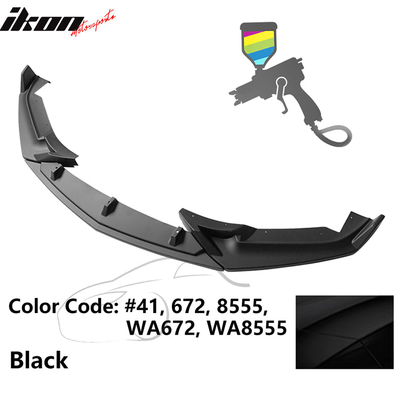 2020-2024 Cadillac CT5 Painted Front Bumper Lip Chin Spoiler 3PC PP