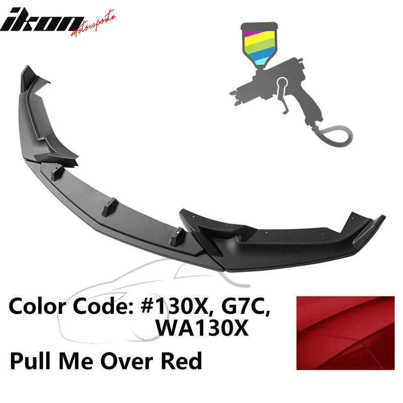 2020-2024 Cadillac CT5 Painted Front Bumper Lip Chin Spoiler 3PC PP