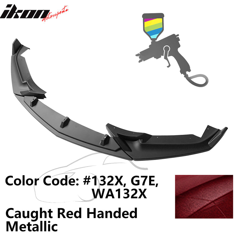 2020-2024 Cadillac CT5 Painted Front Bumper Lip Chin Spoiler 3PC PP