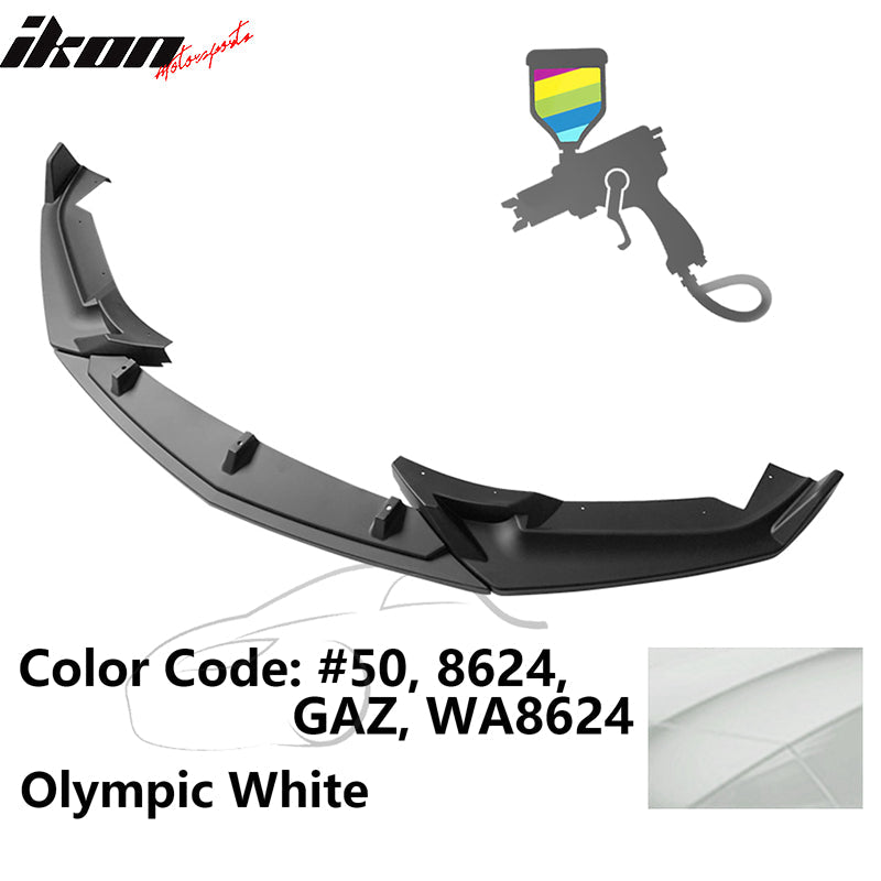 2020-2024 Cadillac CT5 Painted Front Bumper Lip Chin Spoiler 3PC PP
