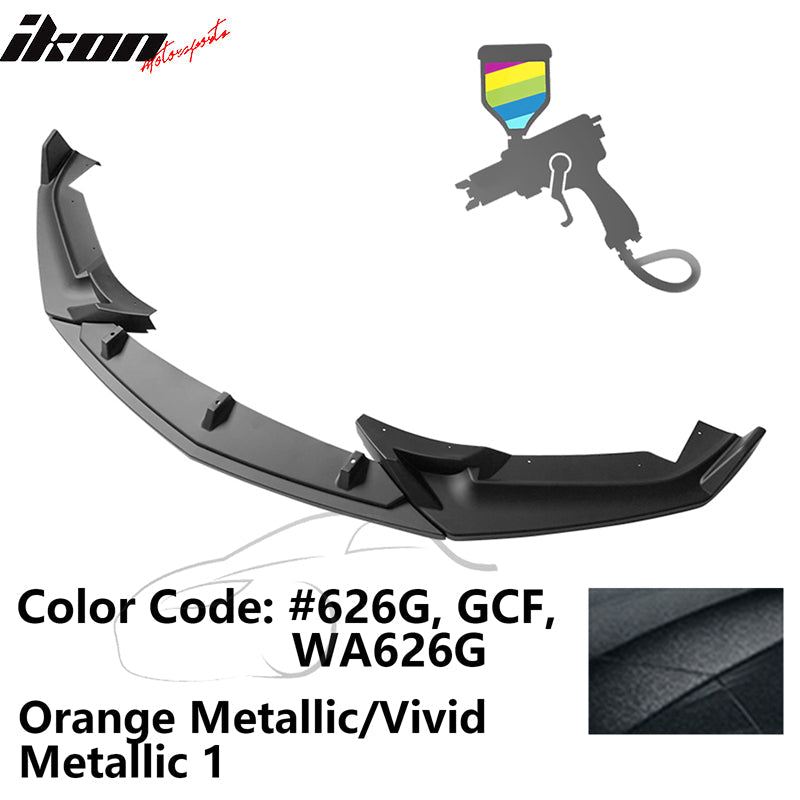 2020-2024 Cadillac CT5 Painted Front Bumper Lip Chin Spoiler 3PC PP