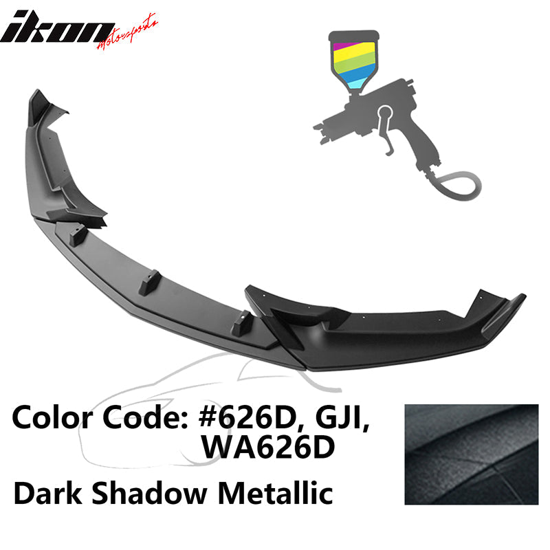 2020-2024 Cadillac CT5 Painted Front Bumper Lip Chin Spoiler 3PC PP